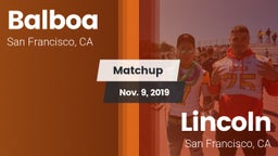Matchup: Balboa vs. Lincoln  2019