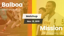 Matchup: Balboa vs. Mission  2019
