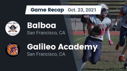 Recap: Balboa  vs. Galileo Academy 2021