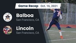 Recap: Balboa  vs. Lincoln  2021