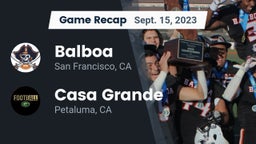 Recap: Balboa  vs. Casa Grande  2023