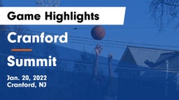 Cranford  vs Summit  Game Highlights - Jan. 20, 2022
