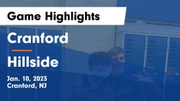 Cranford  vs Hillside  Game Highlights - Jan. 10, 2023