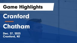 Cranford  vs Chatham  Game Highlights - Dec. 27, 2023