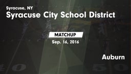 Matchup: Nottingham vs. Auburn  2016