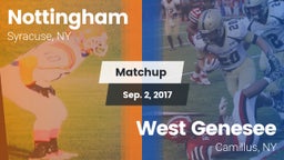 Matchup: Nottingham vs. West Genesee  2017
