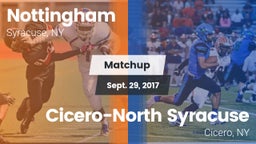 Matchup: Nottingham vs. Cicero-North Syracuse  2017