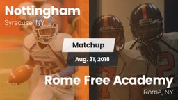 Matchup: Nottingham vs. Rome Free Academy  2018