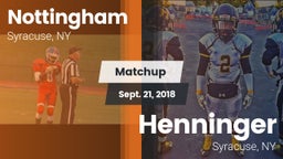 Matchup: Nottingham vs. Henninger  2018