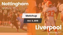 Matchup: Nottingham vs. Liverpool  2018