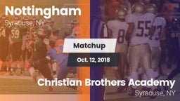 Matchup: Nottingham vs. Christian Brothers Academy  2018
