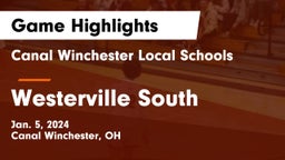 Canal Winchester Local Schools vs Westerville South  Game Highlights - Jan. 5, 2024