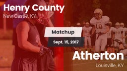 Matchup: Henry County High vs. Atherton  2017