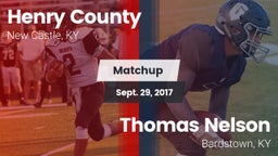 Matchup: Henry County High vs. Thomas Nelson  2017