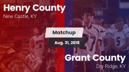 Matchup: Henry County High vs. Grant County  2018