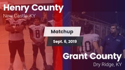 Matchup: Henry County High vs. Grant County  2019
