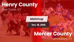 Matchup: Henry County High vs. Mercer County  2019