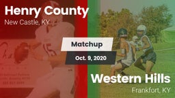 Matchup: Henry County High vs. Western Hills  2020