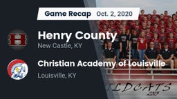 Recap: Henry County  vs. Christian Academy of Louisville 2020