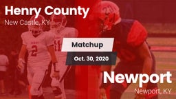 Matchup: Henry County High vs. Newport  2020