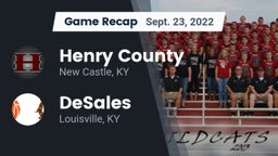 Recap: Henry County  vs. DeSales  2022