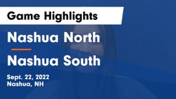 Nashua North  vs Nashua  South Game Highlights - Sept. 22, 2022