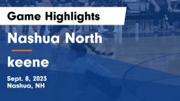 Nashua North  vs keene  Game Highlights - Sept. 8, 2023
