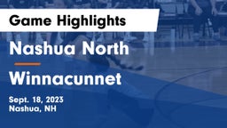 Nashua North  vs Winnacunnet Game Highlights - Sept. 18, 2023