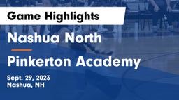 Nashua North  vs Pinkerton Academy Game Highlights - Sept. 29, 2023