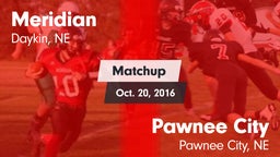 Matchup: Meridian vs. Pawnee City  2016