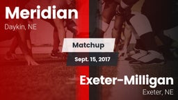 Matchup: Meridian vs. Exeter-Milligan  2017