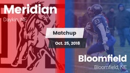 Matchup: Meridian vs. Bloomfield  2018