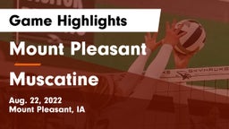 Mount Pleasant  vs Muscatine  Game Highlights - Aug. 22, 2022