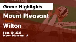 Mount Pleasant  vs Wilton Game Highlights - Sept. 10, 2022
