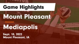 Mount Pleasant  vs Mediapolis  Game Highlights - Sept. 10, 2022