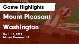 Mount Pleasant  vs Washington  Game Highlights - Sept. 13, 2022