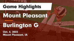 Mount Pleasant  vs Burlington G Game Highlights - Oct. 4, 2022
