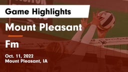 Mount Pleasant  vs Fm Game Highlights - Oct. 11, 2022