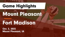 Mount Pleasant  vs Fort Madison Game Highlights - Oct. 3, 2023