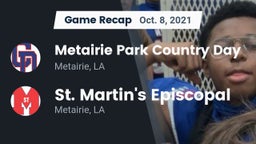 Recap: Metairie Park Country Day  vs. St. Martin's Episcopal  2021