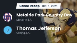 Recap: Metairie Park Country Day  vs. Thomas Jefferson  2021
