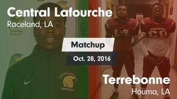Matchup: Central Lafourche vs. Terrebonne  2016