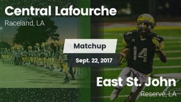 Matchup: Central Lafourche vs. East St. John  2017