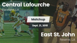 Matchup: Central Lafourche vs. East St. John  2018