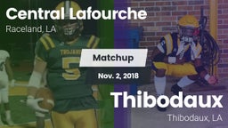 Matchup: Central Lafourche vs. Thibodaux  2018