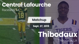 Matchup: Central Lafourche vs. Thibodaux  2019
