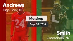 Matchup: Andrews vs. Smith  2016