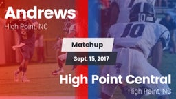 Matchup: Andrews vs. High Point Central  2017