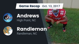 Recap: Andrews  vs. Randleman  2017