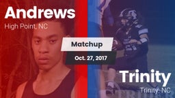 Matchup: Andrews vs. Trinity  2017